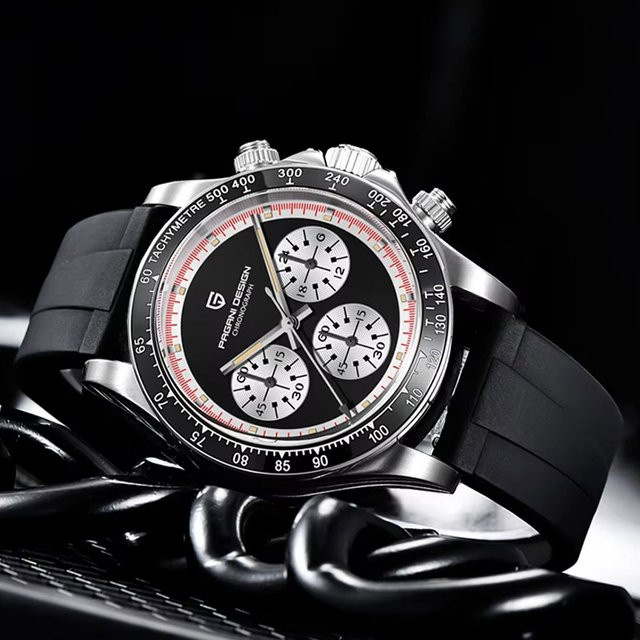 PAGANI DESIGN Chronograph, Quarz, Keramik-Lünette, 40 mm, Herren - Bild 1