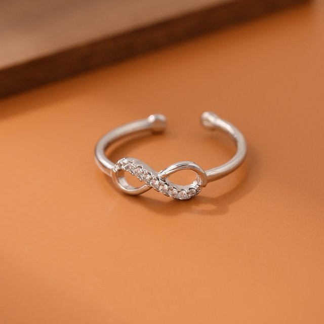 Ring 925 Silber, Kristall, Damen - Bild 1