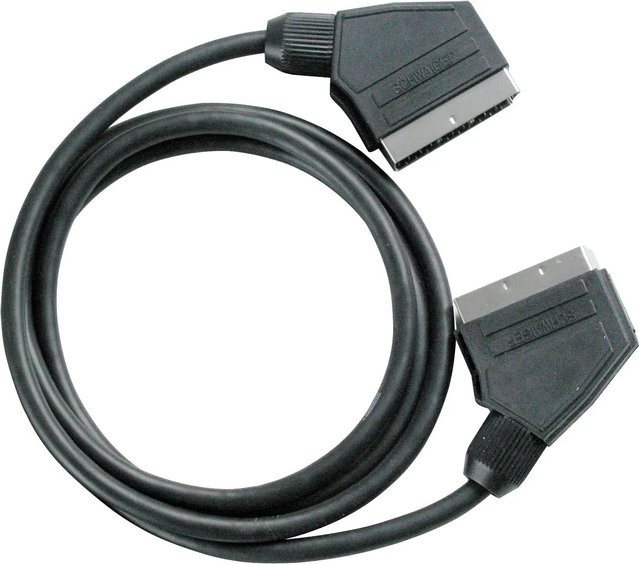 Schwaiger SCART-Verbindungskabel SCA7120 053 in Schwarz - Bild 1