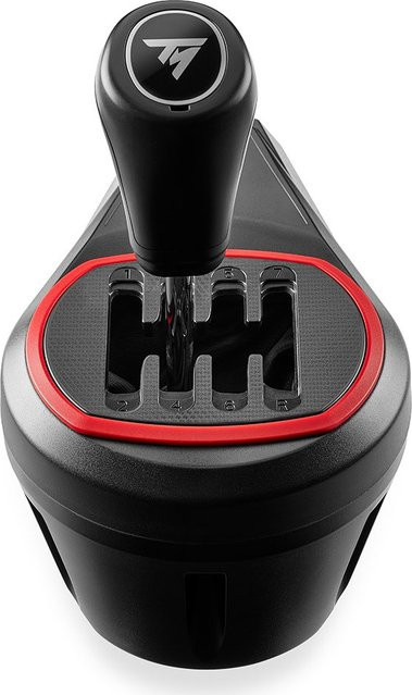 Thrustmaster TH8S Shifter Add-On Gangschaltung für PC, PlayStation und Xbox in Schwarz und Rot - Bild 1