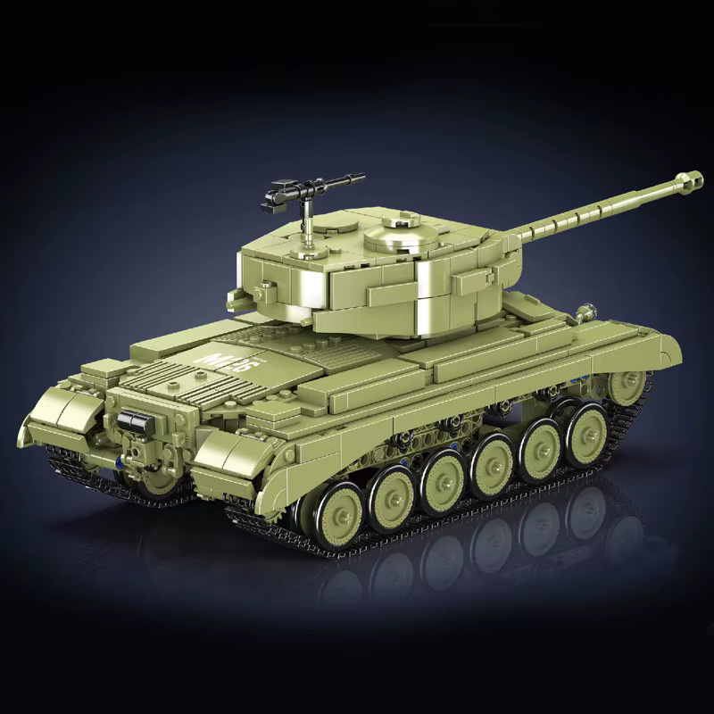 Mould King M26 Pershing Panzer, ferngesteuert, Baustein-Set, ab 8 Jahren - Bild 2