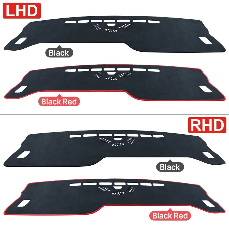 YaLumei Dashboard Abdeckung für Chery Omoda C5 2022 2023 2024 Omoda 5 FX E5 in Schwarz mit Sonnenschutz und Anti-Rutsch-Funktion - Bild 3