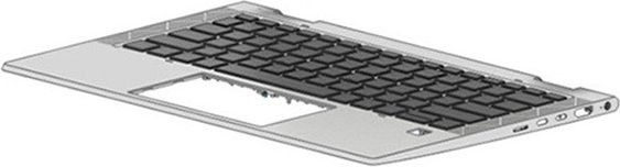HP Cover Top mit Tastatur in Grau (M46072-041) - Bild 1