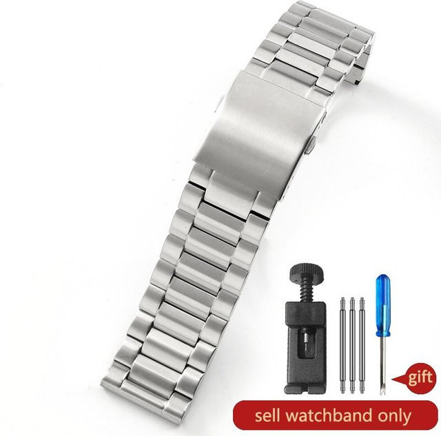 DIESEL Uhrenarmband Edelstahl, Silber, Herren, 28 mm - Bild 1