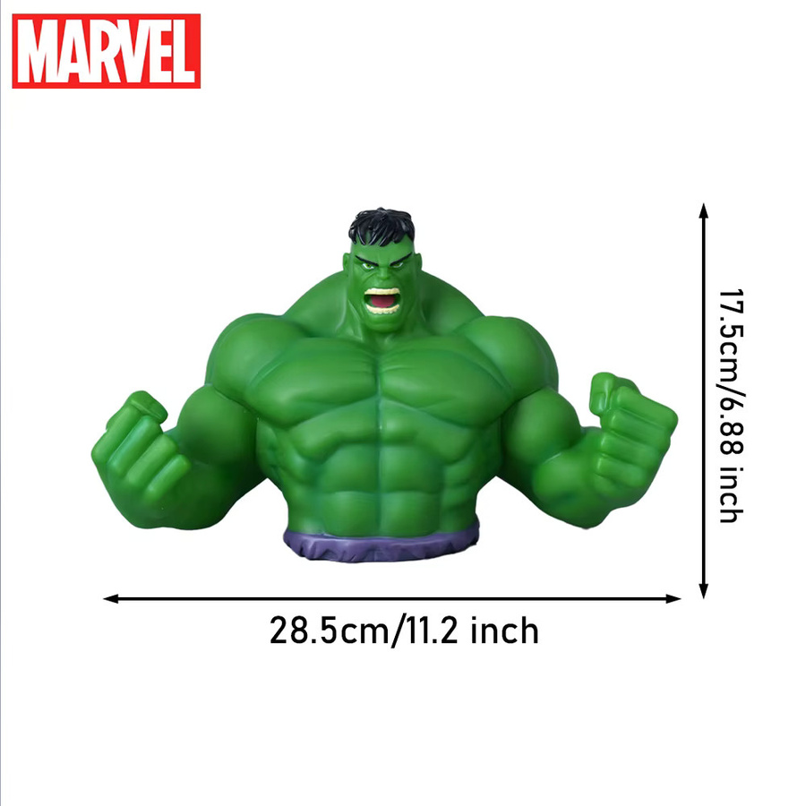 Offizielle Marvel Hulk Spardose aus PVC in Grün - Bild 2