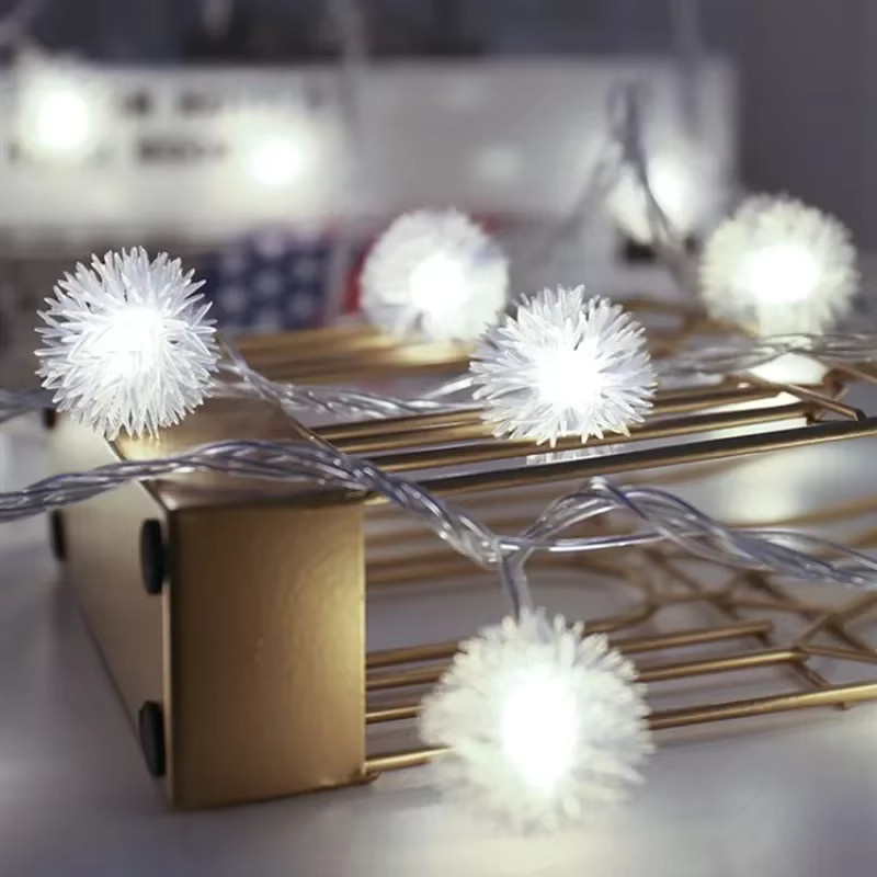 OKAL RED EAST Batterie LED Löwenzahn Lichterkette in Weiß für Garten, Hochzeit und Weihnachten - Bild 4
