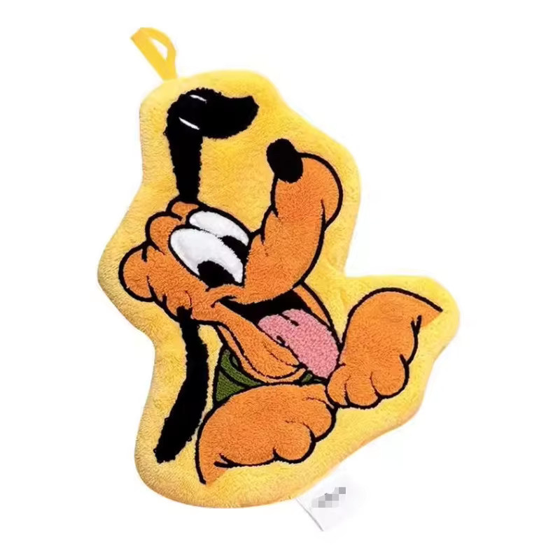 Saugfähiges Cartoon-Handtuch von Hot Toys mit Mickey, Minnie und Pluto in Mehrfarbig, aus Korallenvlies für Badezimmer und Küche - Bild 4