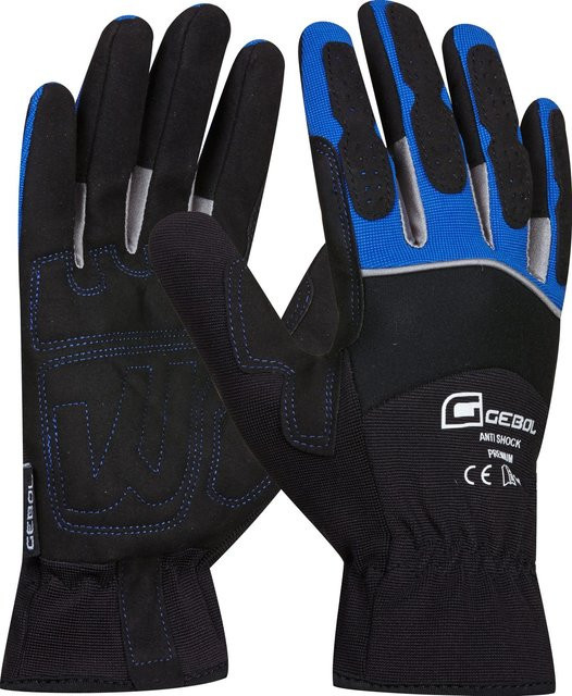 Gebol Anti Shock Handschuh Schwarz Größe XL - Bild 1