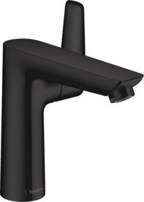 Hansgrohe Waschtisch-Einhebelmischer Talis E 150 mit Zugstangen-Ablaufgarnitur in Mattschwarz - Bild 1