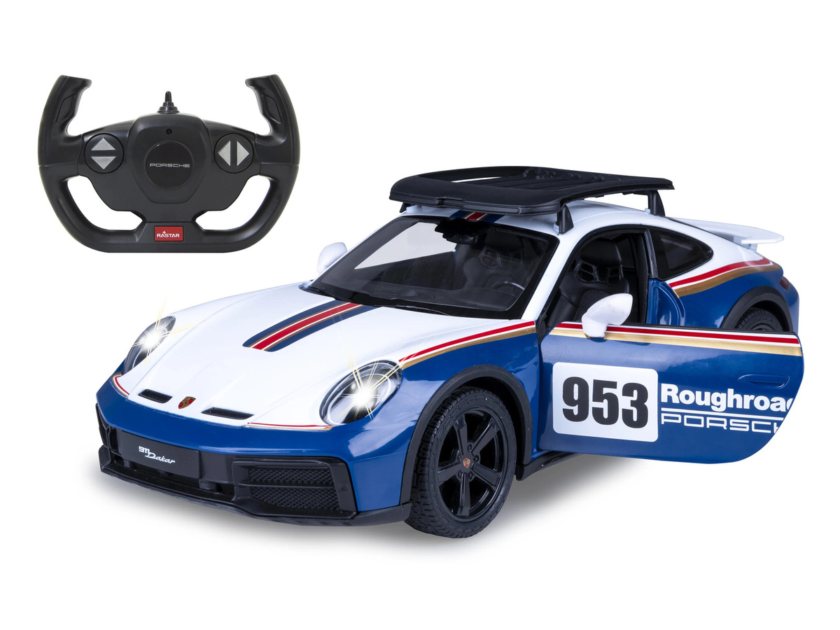 JAMARA Porsche 911 Dakar Performance ferngesteuertes Fahrzeug 1:14 blau ab 6 Jahren - Bild 3