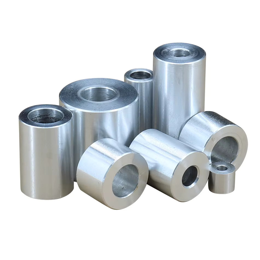 DUOJUE Aluminium-Hülsenbuchse rund und hohl, silber, Durchmesser: 16 mm - Bild 2