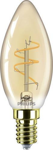 Philips LED Filament Spirale E14 Warmweiß 2,7W (15W Ersatz) dimmbar transparent gold/messing - Bild 1