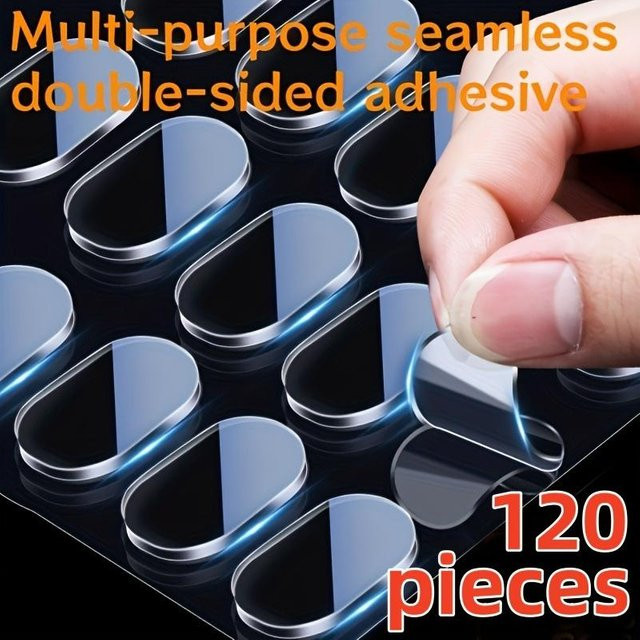 XYNN 120 Stück Silikon Doppelseitiges Klebeband, Wasserdicht und Superstark, Transparent - Bild 1