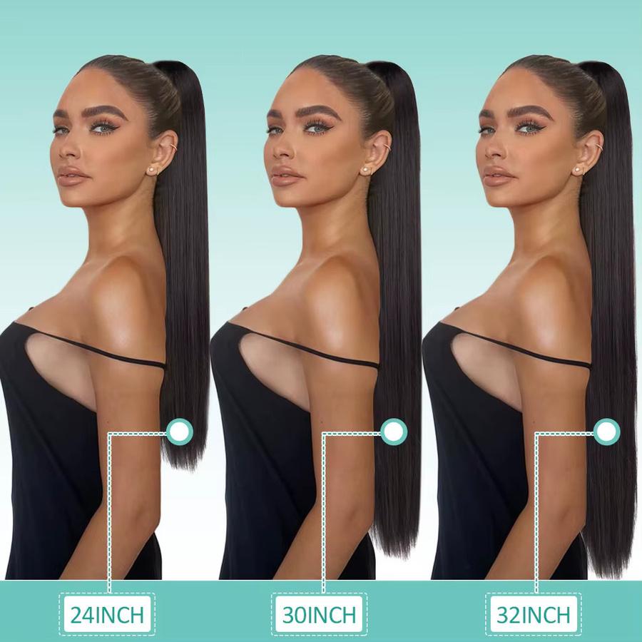 BOOMING Clip-in-Haarverlängerung Pferdeschwanz, 32 Zoll, Damen - Bild 4