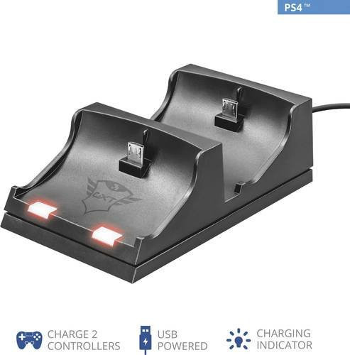 Trust GXT 235 Controller-Ladestation für PS4 in Schwarz - Bild 1