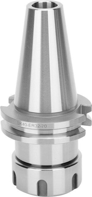 CNC Fräswerkzeughalter SK40-ER32-70 für Drehbank in Silber - Bild 1