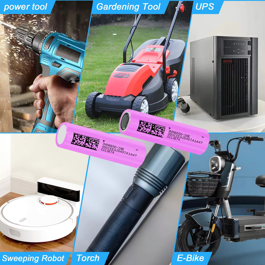 FANHANG 18650 Lithium-Ionen-Akku mit 2600 mAh und 3,7 V für Powerbanks und Taschenlampen - Bild 3