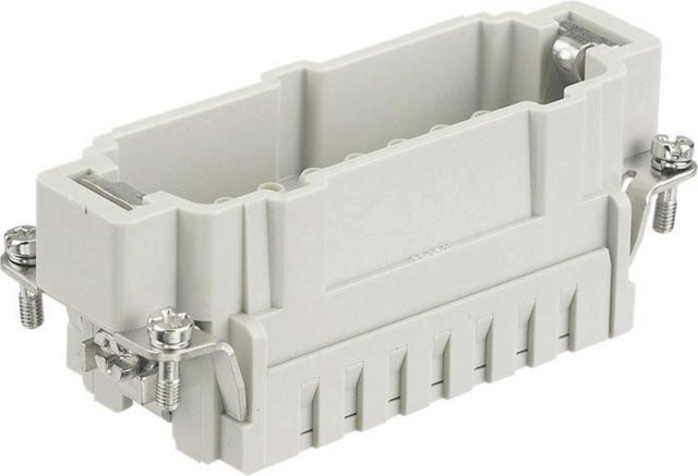 Harting Han E Stifteinsatz 09 33 016 2602 16 mit PE Crimpen in Grau - Bild 1
