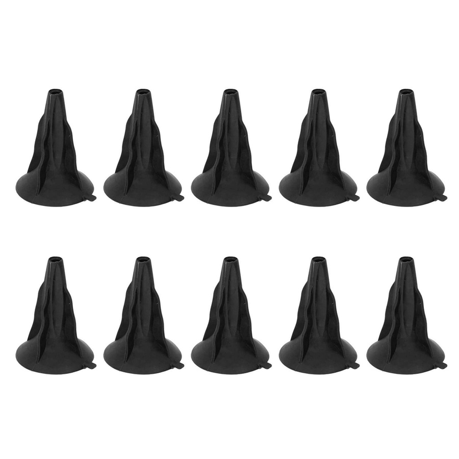 Neoglint Pfeilspitzen Saugnapf Gummi Schwarz Orange 10-teiliges Set - Bild 1
