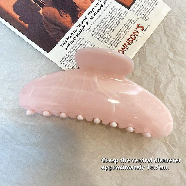 Haarspange Wasserwellen, Rosa, Ombre, 11 cm, Kinder - Bild 1