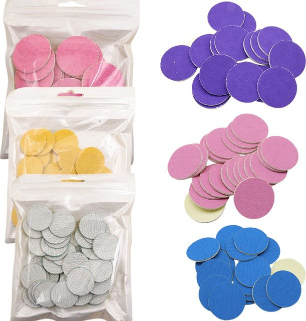 Easy Nail Schleifpapier Nagelbohrer-Scheiben, 50 Stück, Unisex - Bild 1