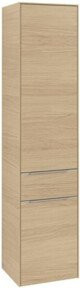 Villeroy & Boch Hochschrank Subway 3.0 in Nord Eiche mit Glasfronten, B/T/H: 40 x 36,2 x 171 cm - Bild 1