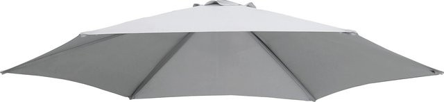 Ersatzdach für Sonnenschirm Wando in Grau mit Ø 270 cm aus 100 % Polyester und UPF 50+ - Bild 1