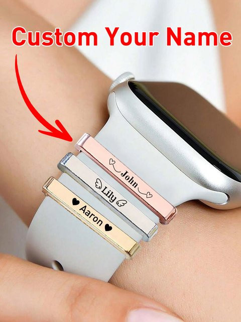 Uhrenarmband-Charm Edelstahl, Gold, Unisex - Bild 1