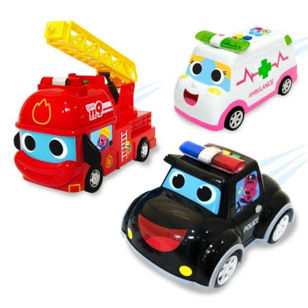 Pinkfong Rescue Car 3-teiliges Set gemischte Farben - Bild 5
