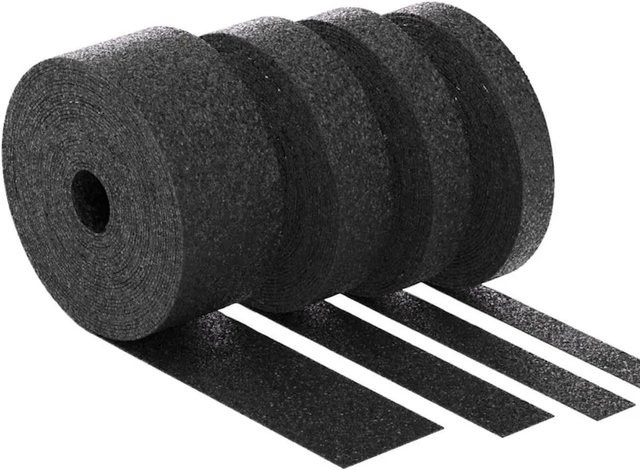 Bauheld Terrassenpads Rolle Schwarz aus Kunststoff, B: 50 mm, H: 3 mm, L: 2 m - Bild 1