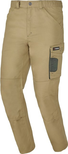 Parkside Herren Arbeitsbundhose aus Poly-Cotton mit Kniepolstertaschen in Beige - Bild 1