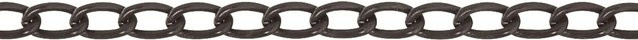 Conacord Panzerkette aus Stahl in Schwarz, Ø 2 mm x 10 mm, Meterware - Bild 1