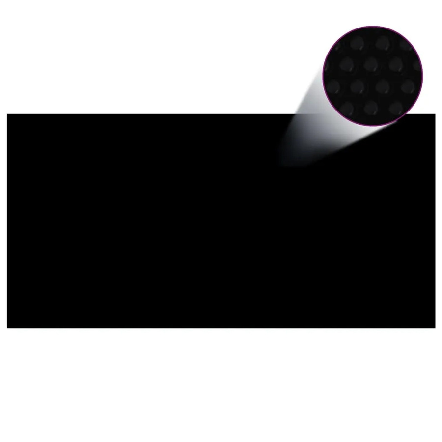 furnicato Rechteckige Poolabdeckung aus PE in Schwarz, B: 1200 cm, T: 600 cm - Bild 2