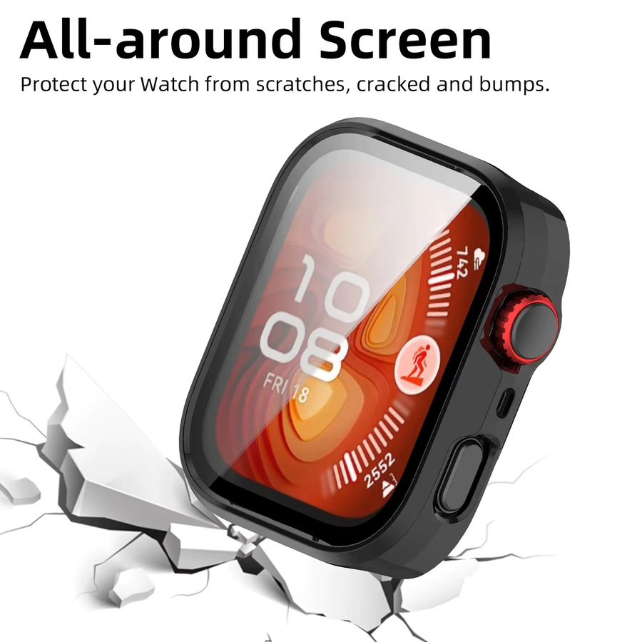 Huawei Schutzhülle für Watch Fit 5 Pro, Silikon, Schwarz - Bild 2
