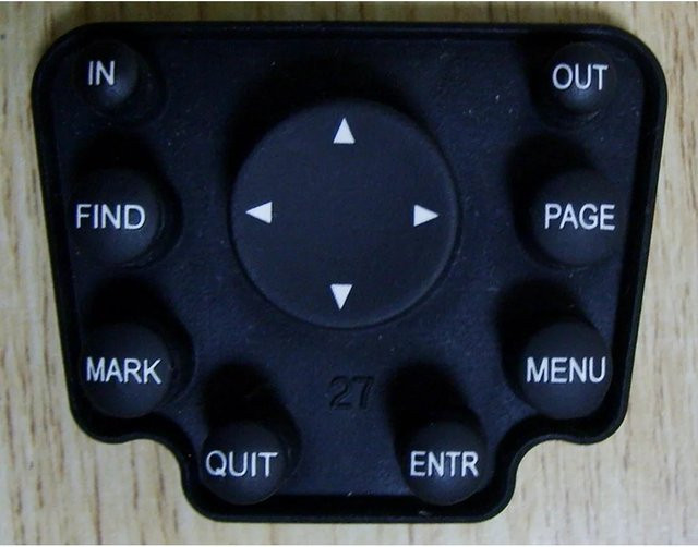 Garmin Tastatur für GPSMAP 60csx 60cx 60 60c 60cs Handheld GPS Outdoor-Navigationsgerät in Schwarz - Bild 1