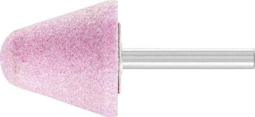 PFERD STEEL EDGE Schleifstift Kegel A46 für Stahl und Stahlguss, Durchmesser: 32 mm, Schaft-Durchmesser: 6 mm, Farbe: Pink - Bild 1