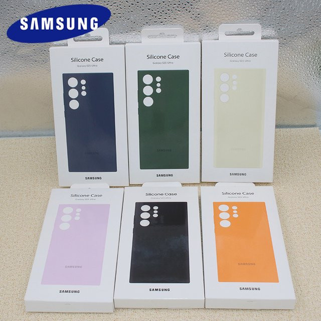 Samsung Galaxy S23 Ultra 5G Flüssigsilikon-Handyhülle in Purple mit TPU-Rückseite - Bild 1