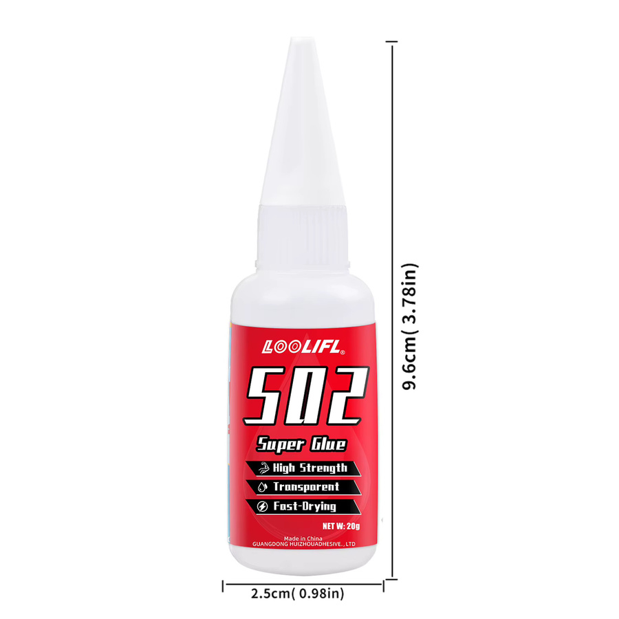 Loolifl 502 Superkleber Cyanacrylat in Transparent für Leder, Gummi, Holz und Metall - Bild 7