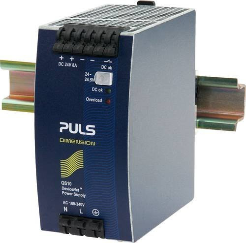 PULS QS10.DNET Netzteil Stromversorgung 24V 8A 192W mit 1 Ausgang in Blau - Bild 1