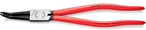 Knipex Seegeringzange für Innenringe in Bohrungen 45 Grad abgewinkelt, Schwarz/Rot, 310 mm - Bild 1