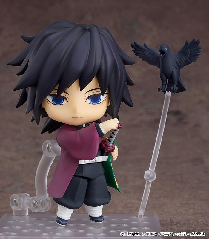 Good Smile Company Nendoroid Giyu Tomioka Anime-Figur aus Kimetsu no Yaiba, bemalt und beweglich, Kunststoff - Bild 2
