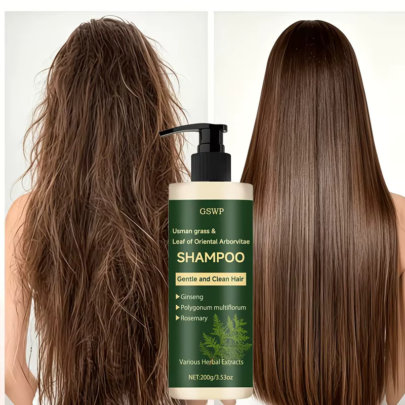 GSWP Usman Grass & Oriental Arborvitae Leaf Shampoo, 200/400 g, für fettiges Haar - Bild 5