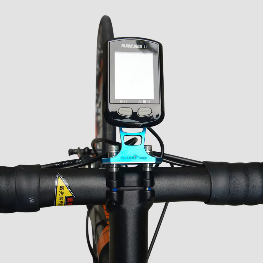 Trustfire HE06 Fahrradhalterung GPS Lenkerhalterung in Blau für Garmin Edge und Bryton sowie Kameras - Bild 3