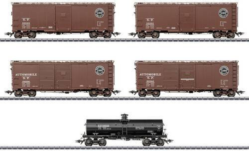 Märklin Southern Pacific US-Güterwagen-Set, Güterwagen, H0, 5-teilig - Bild 1