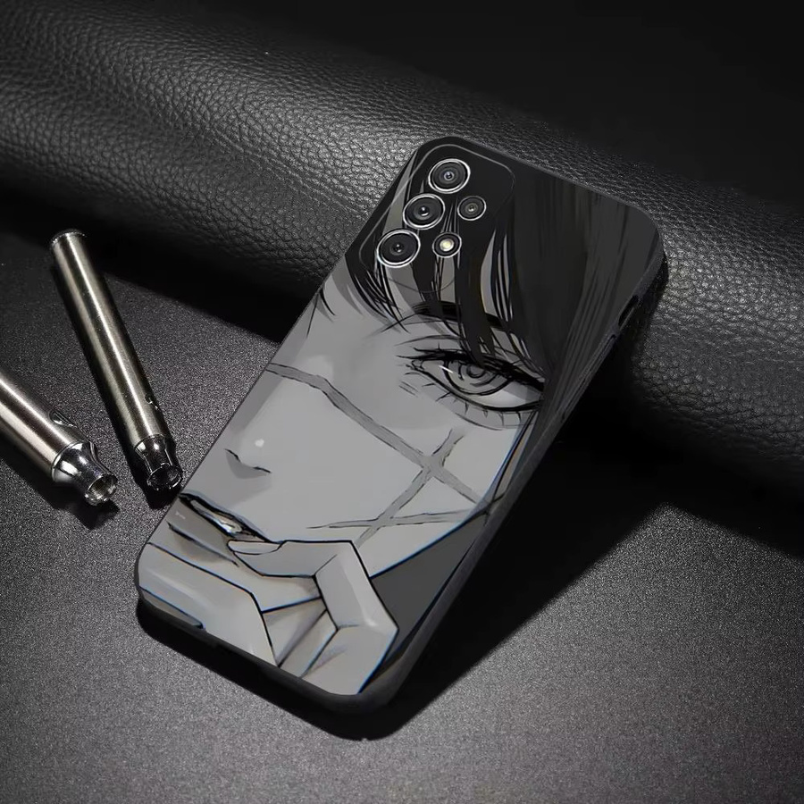 Mitaka Asa Handyhülle für Samsung Galaxy A55 A54 A53 S26 A32 FE Ultra S24 S25 S23 S22 S21 Rückseiten-Cover in Schwarz - Bild 2