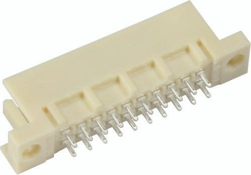 HARTING Messerleiste aus Messing in Beige mit 2 Reihen - Bild 1