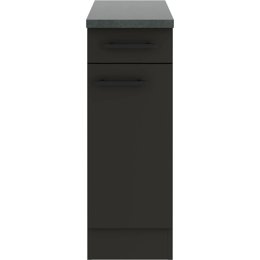 OPTIFIT Madrid420 Küchen-Unterschrank in Anthrazit Matt mit modernem Design aus melaminbeschichteter Qualitätsspanplatte, Breite: 30 cm - Bild 2
