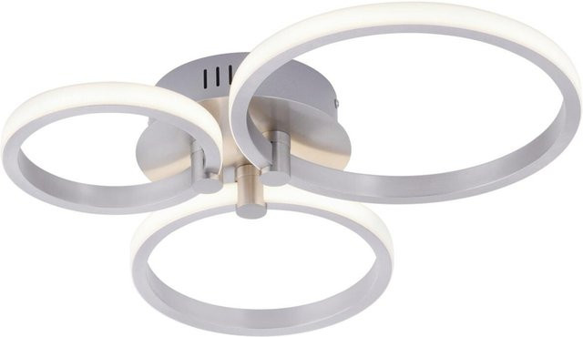 Just Light LED-Deckenleuchte Johanna in Silber aus Stahl, B/T: 38 x 47 cm - Bild 1