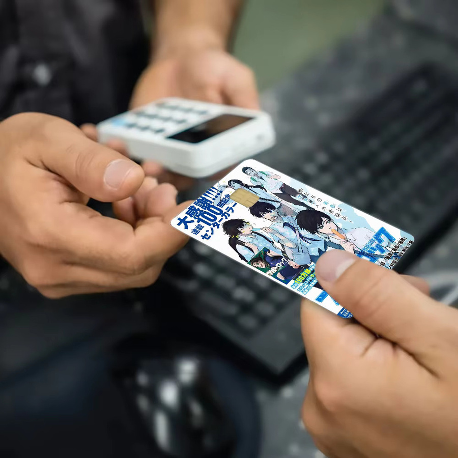 Wasserdichter Blue Lock Anime Aufkleber für Kreditkarten und Debitkarten in Multicolour - Bild 5