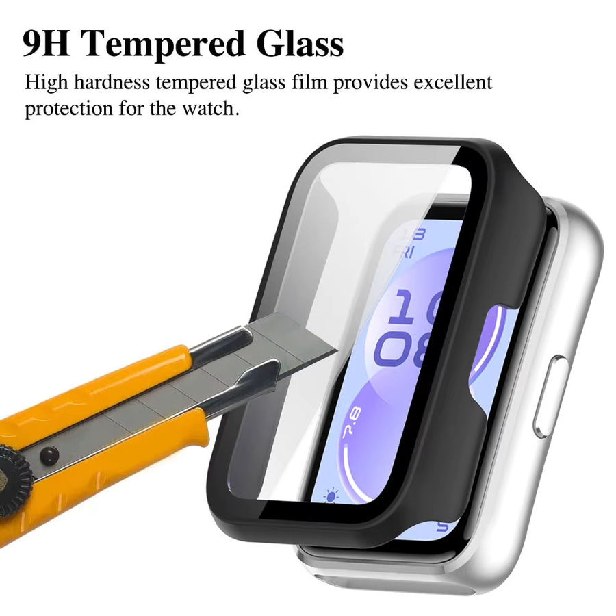 PC-Glasabdeckung für Huawei Band 11, Silber - Bild 3